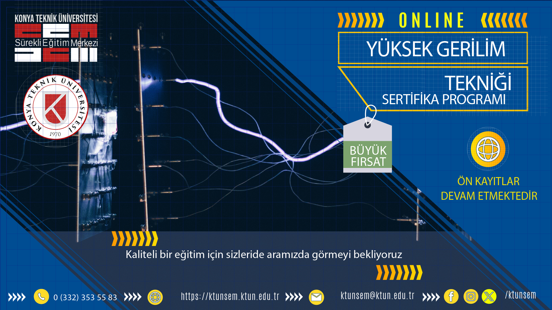 Online Yüksek Gerilim Tekniği Sertifika Programı